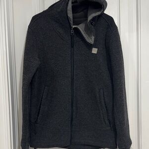 Bench charcoal Black Hooded lined Jacket